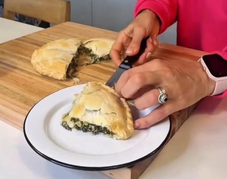 Eugenia Tobal reveló su secreto para preparar la tarta de espinaca más rica y nutritiva | Créditos: Instagram @eugeniatobal