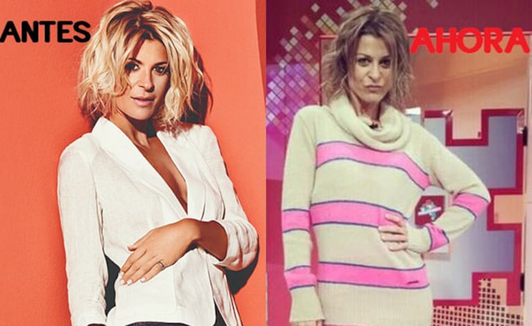 Eugenia Tobal: su antes y después. ¿Cómo te gusta más? (Fotos: Web y Twitter). 