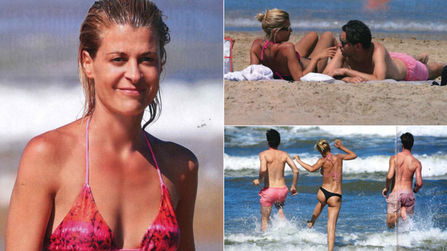 Eugenia Tobal, una diosa suelta en el mar (Foto: revista Caras)