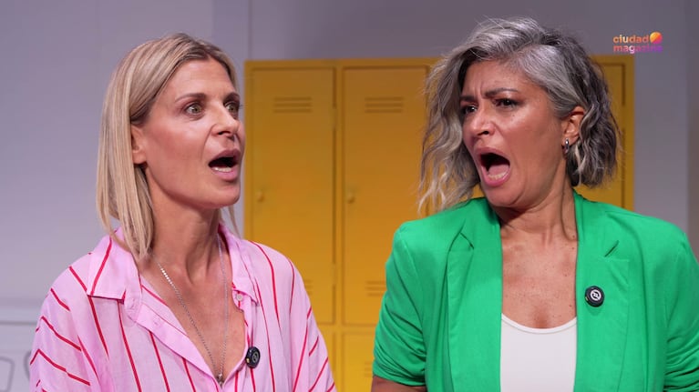 Eugenia Tobal y Carla Conte comparten El Chat de Mamis en el Multitabaris.