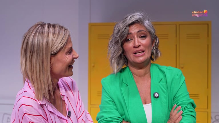 Eugenia Tobal y Carla Conte comparten El Chat de Mamis en el Multitabaris.