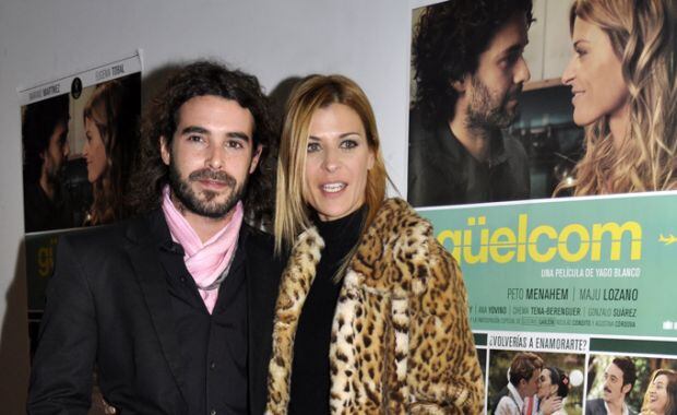 Eugenia Tobal y Nicolás Cabré, recién casados y felices. (Foto: J. Rubio) 