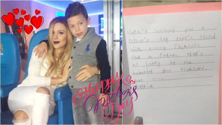 Eva Anderson y una sorpresa en el Día de la Madre inglés. Foto: Instagram