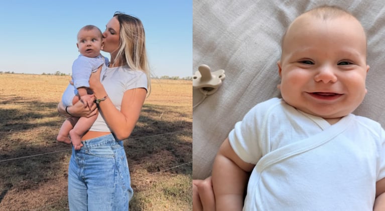 Eva Bargiela festejó los cinco meses de Faustino Simeone: “Mi vida tiene sentido”