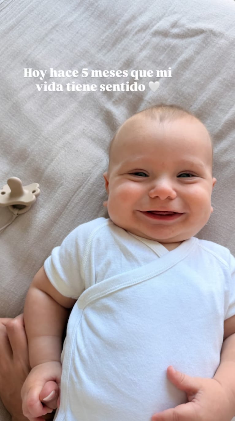 Eva Bargiela festejó los cinco meses de Faustino Simeone: “Mi vida tiene sentido” | Créditos: Instagram @evabargiela