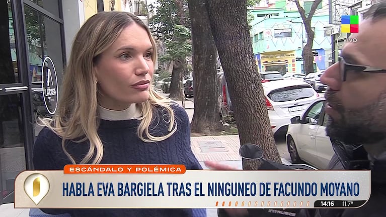 Eva Bargiela respondió a los dichos de Facundo Moyano en su contra (Foto: captura de América).