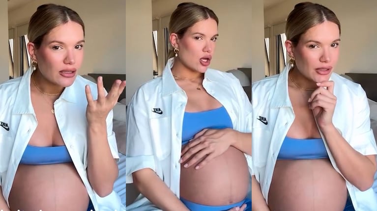 Eva Bargiela respondió las críticas a su cuerpo durante el embarazo (Foto: Instagram)