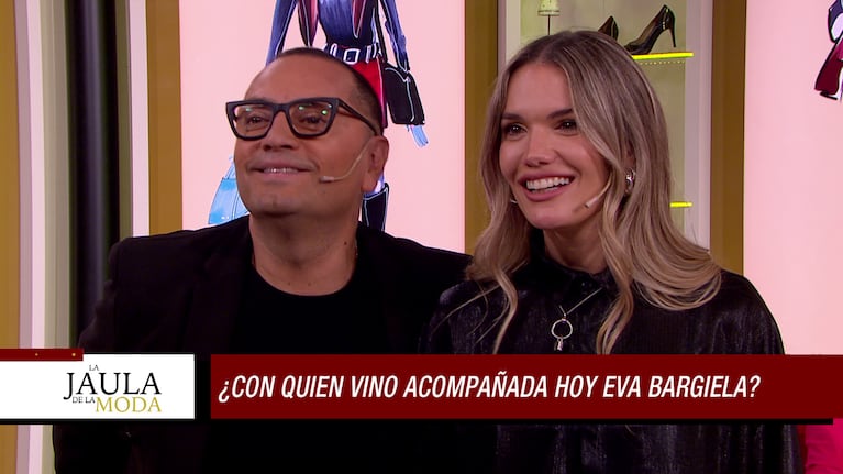 Eva Bargiela y Fabián Medina Flores en La Jaula de la Moda.