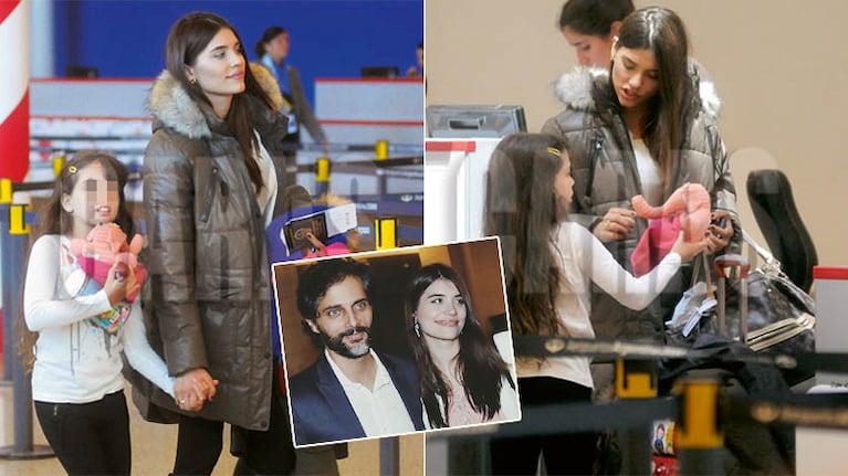 Eva de Dominci viajó con la hija de Joaquín Furriel a París (Foto: revista Caras)