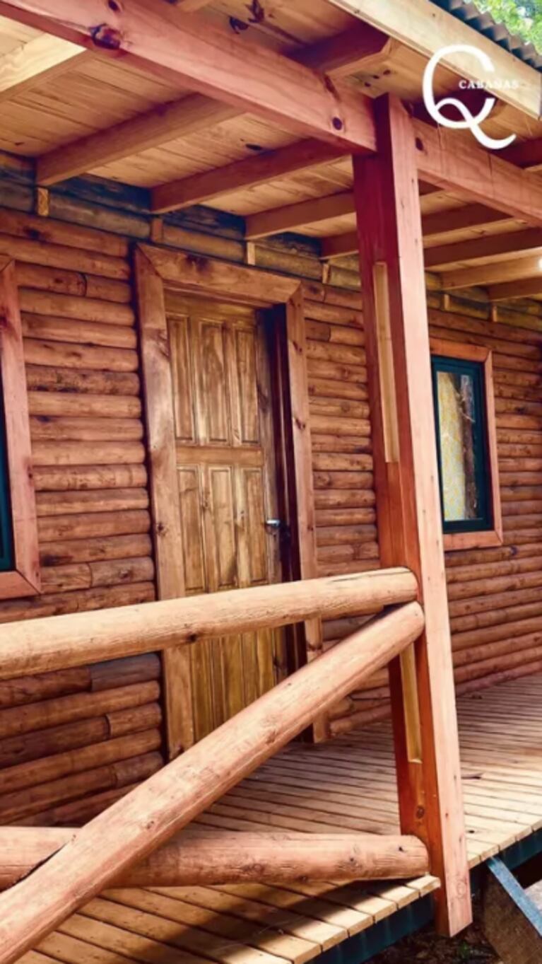 Eva de Dominici promocionó su proyecto familiar: cuánto cuesta hospedarse en sus cabañas de Cañuelas