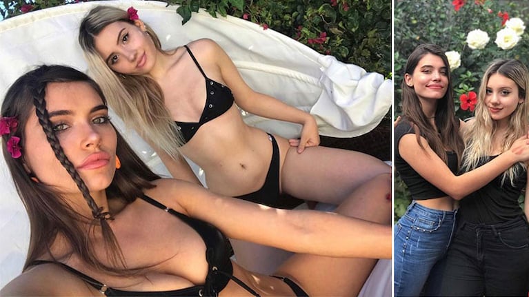 Eva De Dominici y su hermana María, dos diosas en bikini. (Foto; Instagram)