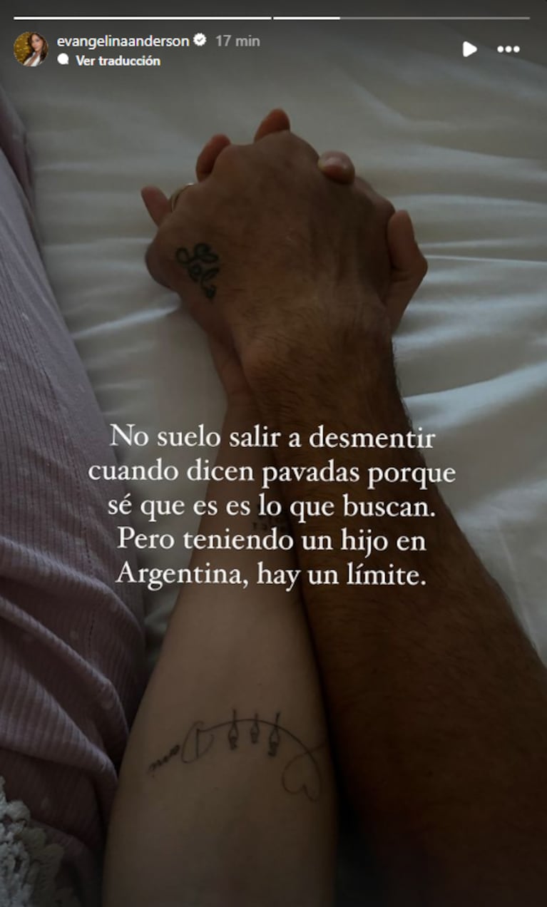 Eva desmintió su separación de Martín.