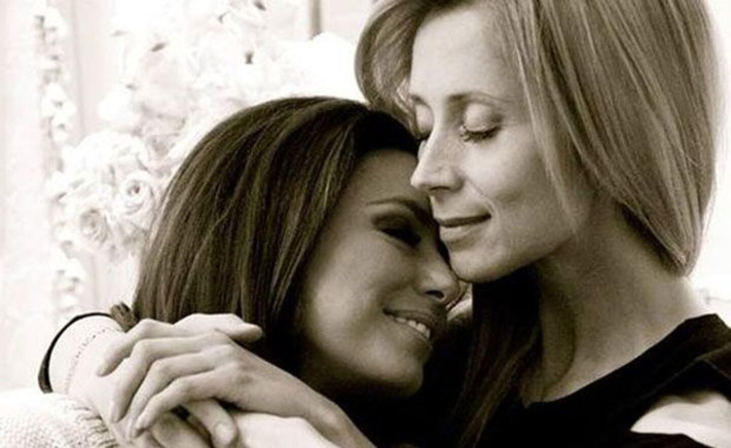 Eva Longoria y Lara Fabian, unidas por una buena causa (Foto: Web). 