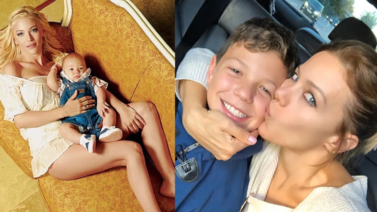 Evangelina Anderson compartió las fotos más tiernas de su hijo Bastian Demichelis por sus 13 años.