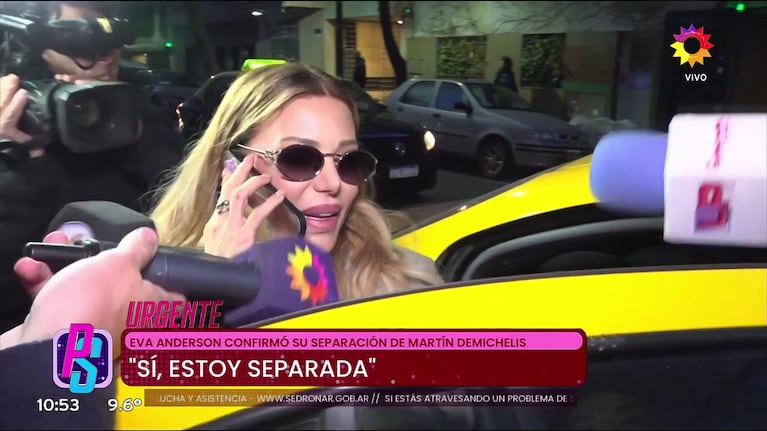 Evangelina Anderson en Puro Show (Foto: captura de eltrece).