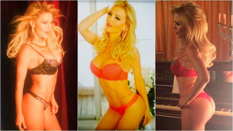 Evangelina Anderson, en una sesión de fotos muy sexy como imagen de una marca de ropa interior. Foto: Instagram