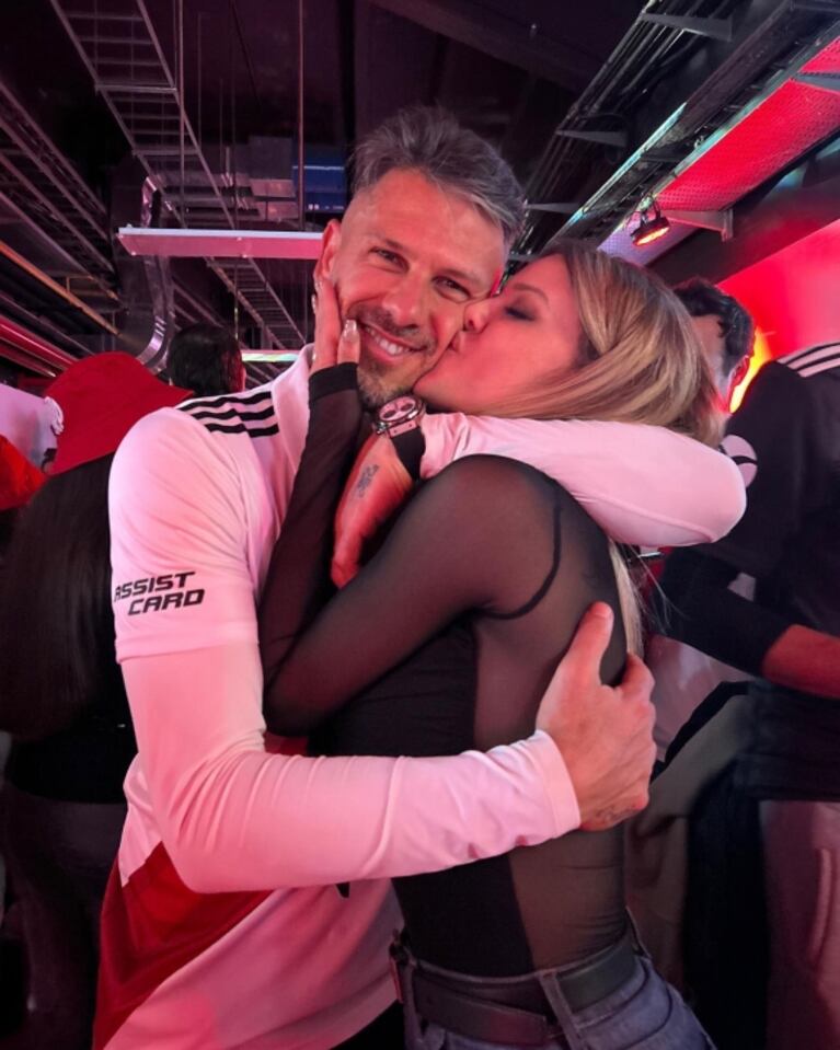 Evangelina Anderson festejó el River campeón de Martín Demichelis con un emotivo mensaje para su marido