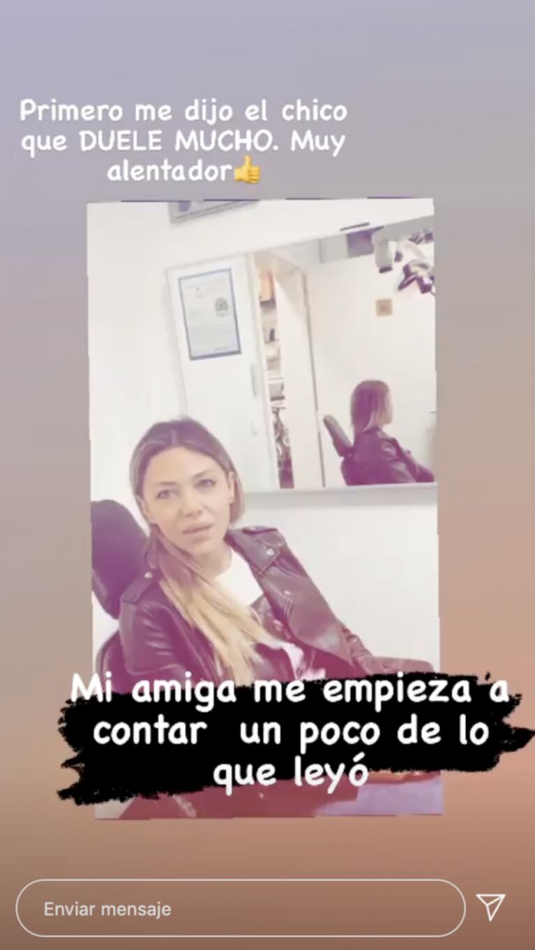Evangelina Anderson fue a hacerse un piercing ¡pero se asustó y huyó!: "Adivinen quién salió corriendo del lugar"