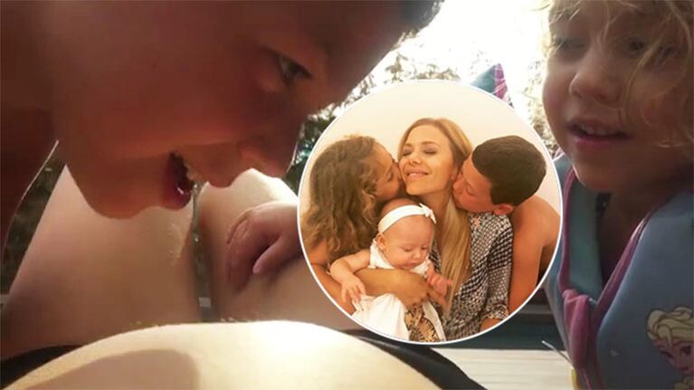 Evangelina Anderson reveló la fórmula par dormir a su beba Emma