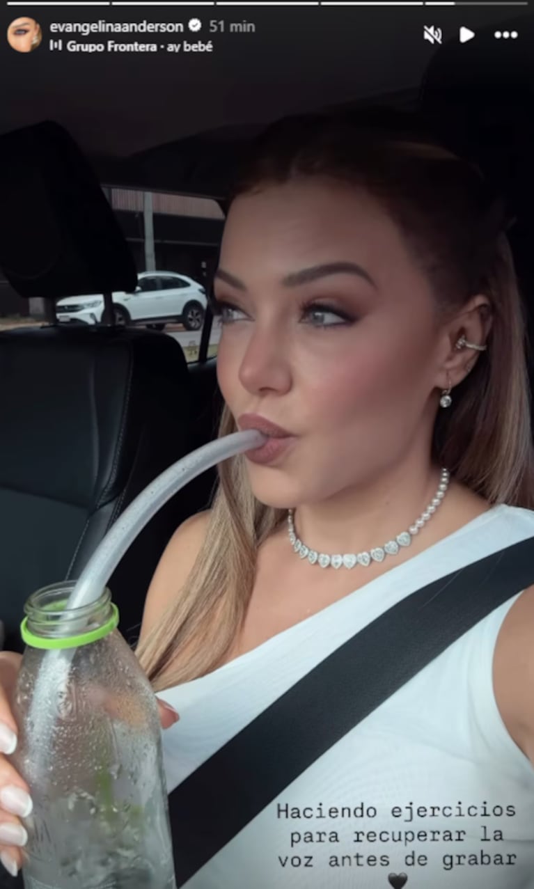 Evangelina Anderson se sometió a un estudio luego de una cirugía que cambiará su vida | Créditos: Instagram @evangelinaanderson