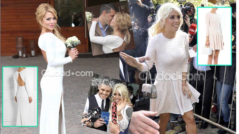 Evangelina Anderson vs. Wanda Nara: ¿qué look preferís? (Fotos: Ciudad.com y Web).