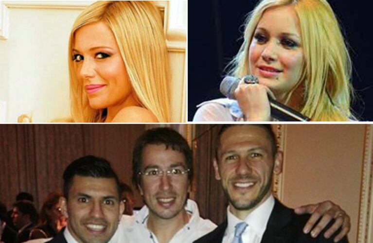 Evangelina Anderson y La Princesita Karina, unidas por el fútbol. (Fotos: Web y Twitter)