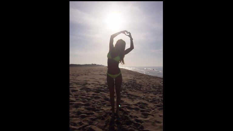 Evangelina Anderson y su viaje a Barcelona con amigas. (Foto: gentileza Eva Anderson)