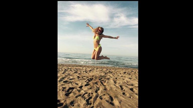 Evangelina Anderson y su viaje a Barcelona con amigas. (Foto: gentileza Eva Anderson)