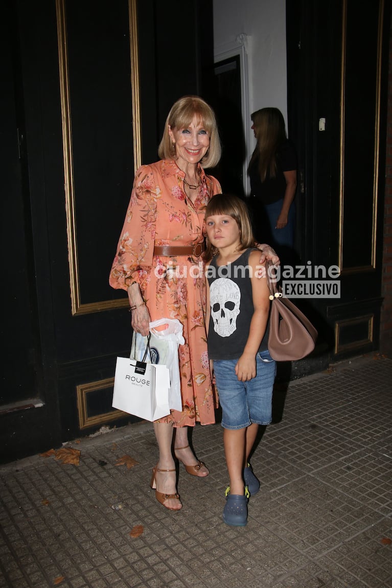 Evangelina Salazar y Ramsés en el cumple de Matilda Salazar. (Foto: Movilpress)