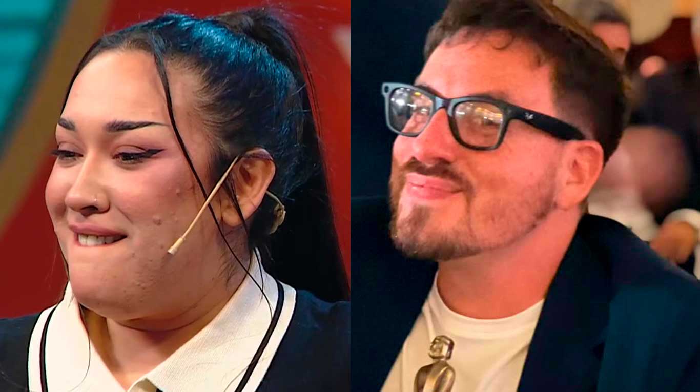 Evelyn Botto y Fede Bal (Fotos. capturas eltrece)