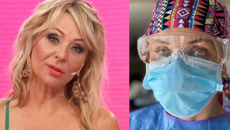 Evelyn contó con tristeza que a su marido lo internaron por coronavirus.