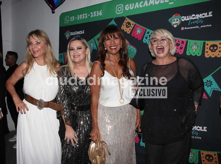 Evelyn Von Brocke, Pilar Smith, Anamá Ferreira y Carmen Barbieri (Foto: Movilpress)