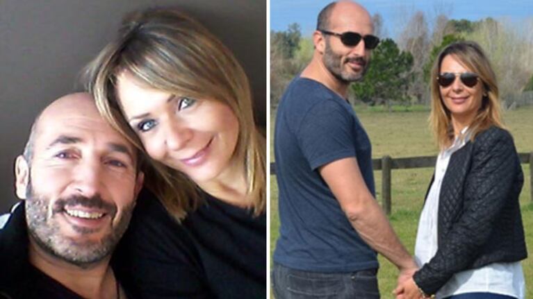 Evelyn von Brocke y Robert Livingston, su novio. (Fotos: Twitter)