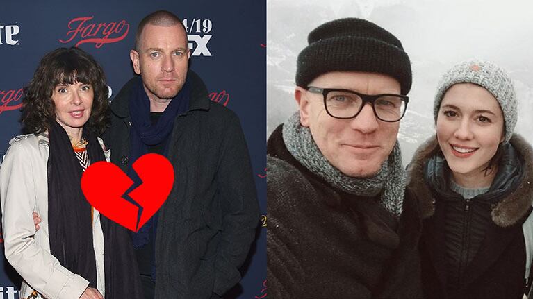 Ewan McGregor se separó de su mujer tras 22 años juntos... ¡después de ser fotografiado infraganti y a los besos...