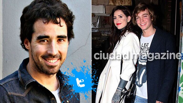 ¡Ex con buen onda! El divertido gesto tuitero de Nacho Viale con Cande Tinelli y Franco Masini. Foto: archivo Ciudad y Web