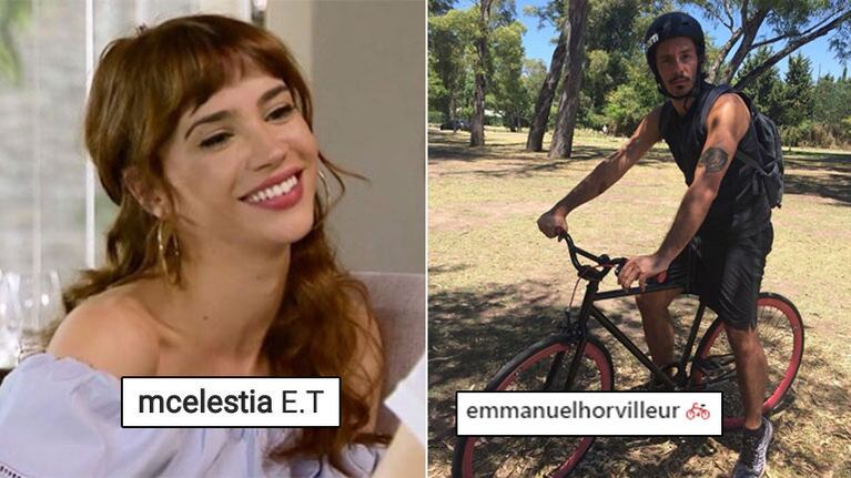 ¡Ex con buena onda! El simpático comentario de Celeste Cid en una foto de Emmanuel Horvilleur