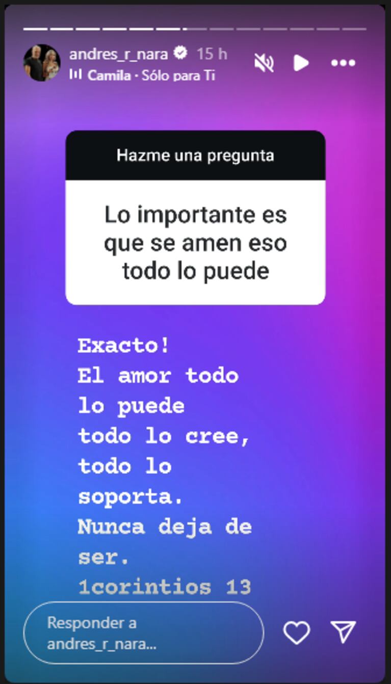 Exclusivo | Alicia Barbasola habló de Andrés Nara tras la denuncia por violencia de género: “Lo amo y extraño”