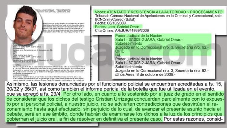 Exclusivo: Cristian U figura en otra causa por una pelea callejera, pero como testigo