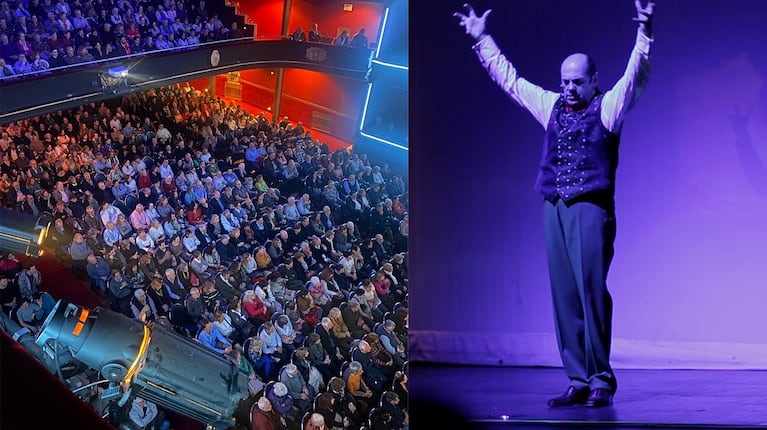 Éxito total: “Los 3 Tenores” colmó el Teatro Astral y Marcelo Arce anuncia función gratuita