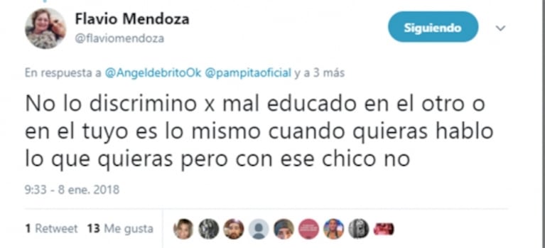 Explosiva pelea entre Ángel de Brito y Flavio Mendoza: "Cuando no eras nadie te morías por una nota y ahora rajás cronistas" 