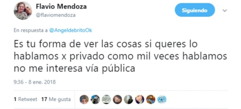 Explosiva pelea entre Ángel de Brito y Flavio Mendoza: "Cuando no eras nadie te morías por una nota y ahora rajás cronistas" 