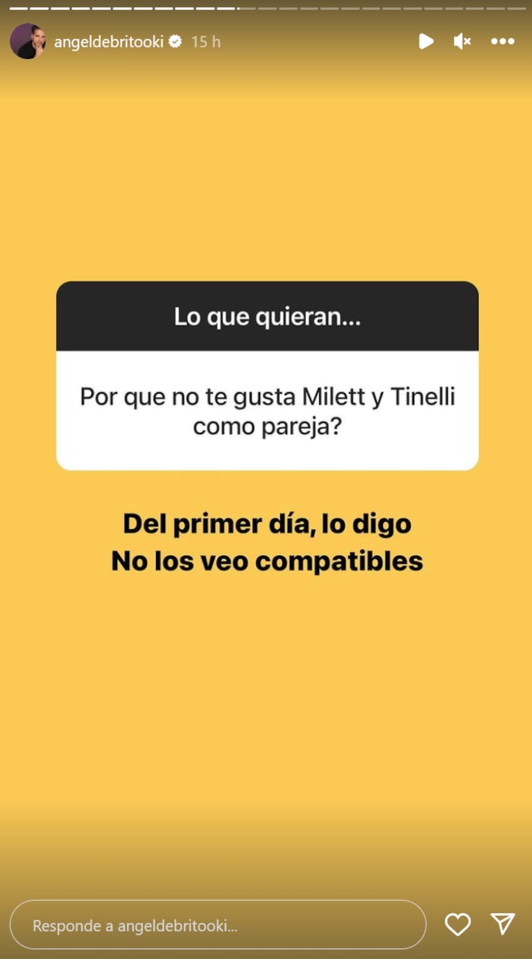 Explosivo: Ángel de Brito explicó por qué no le gusta la pareja de Marcelo Tinelli y Milett Figueroa