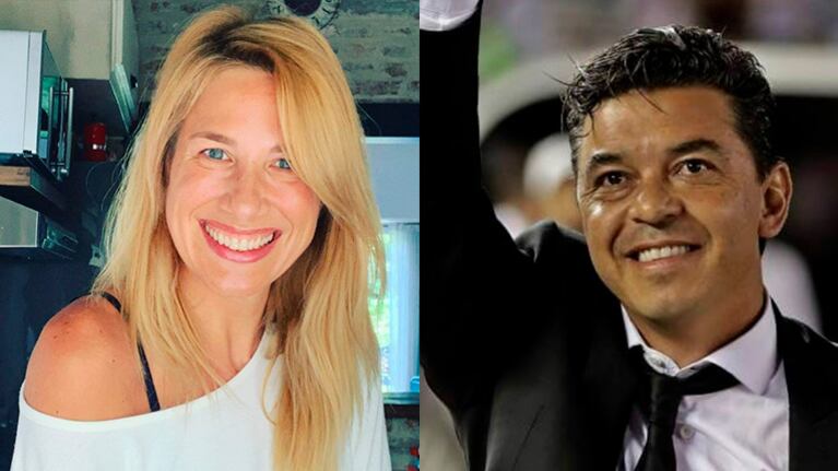 Explosivos "me gusta" de Alina Moine sobre su relación con Marcelo Gallardo.
