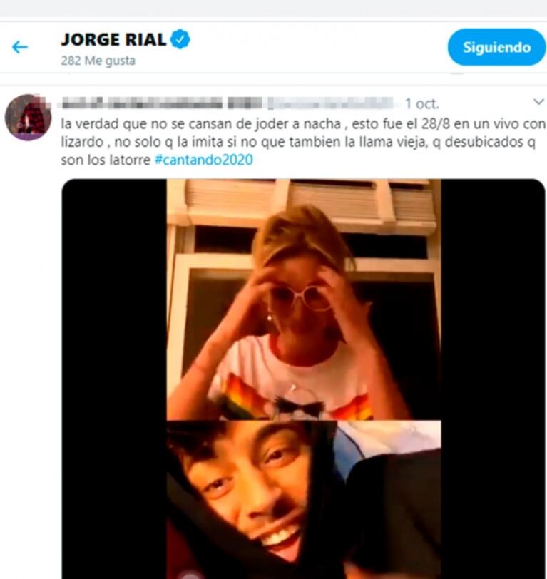 Explosivos "me gusta" de Jorge Rial contra Yanina Latorre por el escándalo de Nacha: "¿Hay gente que idolatra a la enferma? Una imbécil"
