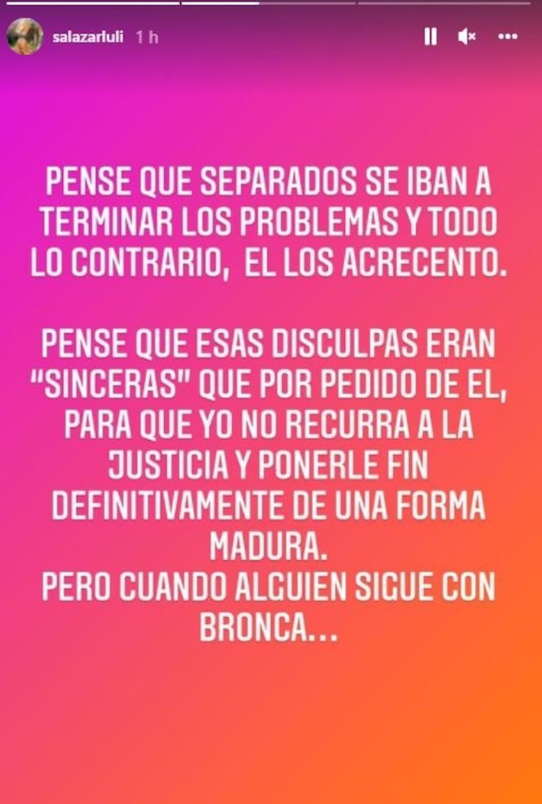 Explosivos posteos de Luciana Salazar en medio de la polémica con Martín Redrado: "Locura extrema"