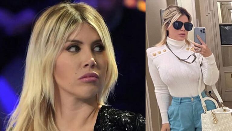 Expusieron a Wanda Nara por una selfie que tendría retoques digitales.