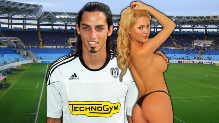 Ezequiel "Galgo" Schelotto y Mariana Diarco, apasionados. (Retoque digital: David Santamaría)