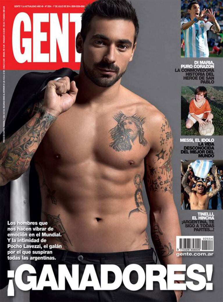 Ezequiel Lavezzi, protagonista del Mundial Brasil 2014 (Foto: Gente). 