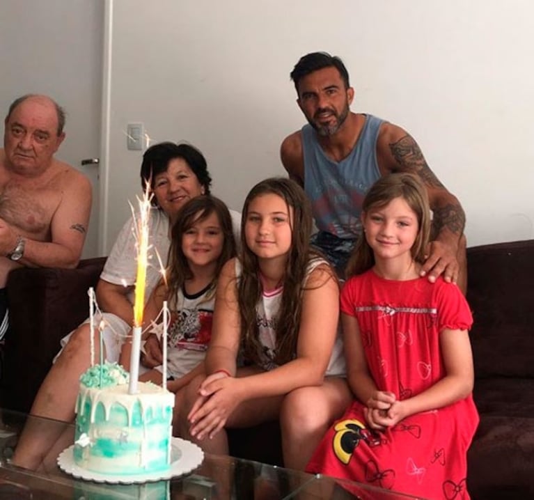 Fabián Cubero celebró los 10 años de su hija Indiana con Mica Viciconte e Ivana Figueiras