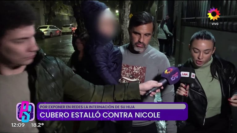 Fabián Cubero hermético sobre el escándalo con Nicole Neumann.